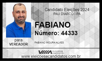 Candidato FABIANO 2024 - PAU D\ARCO - Eleições