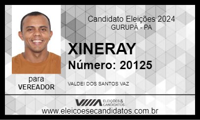 Candidato XINERAY 2024 - GURUPÁ - Eleições