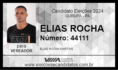 Candidato ELIAS ROCHA 2024 - GURUPÁ - Eleições