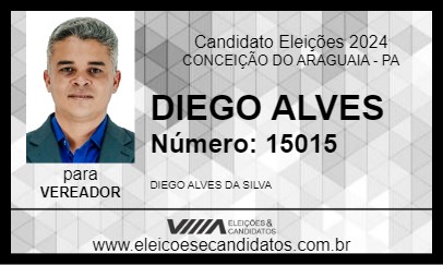 Candidato DIEGO ALVES 2024 - CONCEIÇÃO DO ARAGUAIA - Eleições