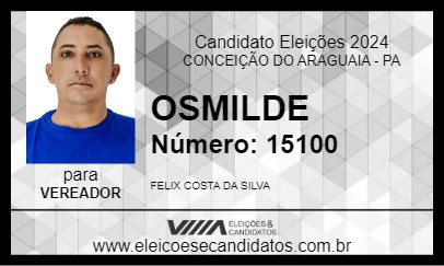 Candidato OSMILDE 2024 - CONCEIÇÃO DO ARAGUAIA - Eleições