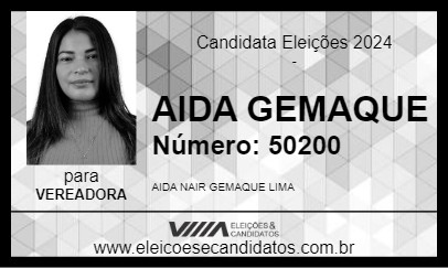 Candidato AIDA GEMAQUE 2024 - ACARÁ - Eleições