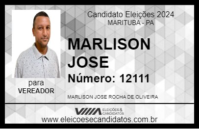 Candidato MARLISON JOSE 2024 - MARITUBA - Eleições