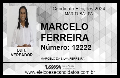 Candidato MARCELO FERREIRA 2024 - MARITUBA - Eleições