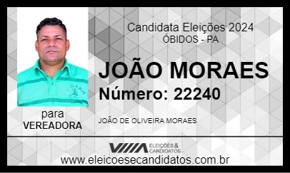 Candidato JOÃO MORAES 2024 - ÓBIDOS - Eleições