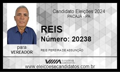 Candidato REIS 2024 - PACAJÁ - Eleições