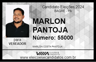 Candidato MARLON PANTOJA 2024 - BAGRE - Eleições