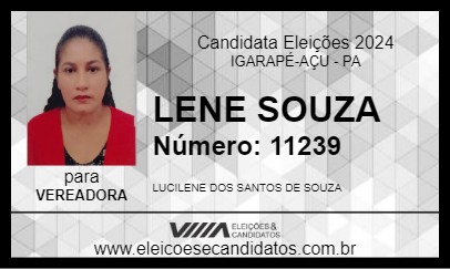 Candidato LENE SOUZA 2024 - IGARAPÉ-AÇU - Eleições