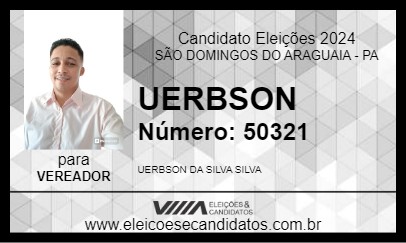 Candidato UERBSON 2024 - SÃO DOMINGOS DO ARAGUAIA - Eleições