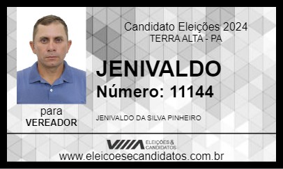 Candidato JENIVALDO 2024 - TERRA ALTA - Eleições