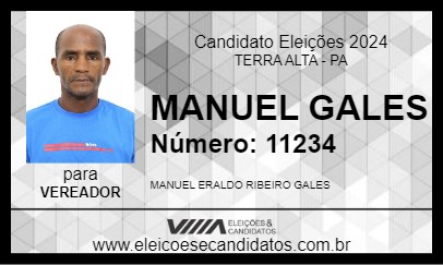 Candidato MANUEL GALES 2024 - TERRA ALTA - Eleições