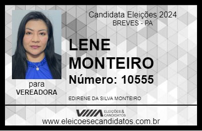 Candidato LENE MONTEIRO 2024 - BREVES - Eleições