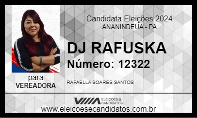 Candidato DJ RAFUSKA 2024 - ANANINDEUA - Eleições