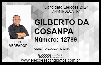 Candidato GILBERTO 2024 - ANANINDEUA - Eleições