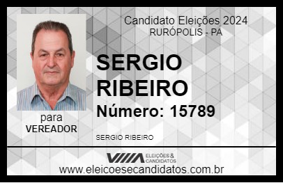 Candidato SERGIO RIBEIRO 2024 - RURÓPOLIS - Eleições