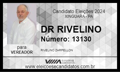 Candidato DR RIVELINO 2024 - XINGUARA - Eleições