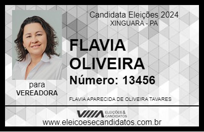 Candidato FLAVIA OLIVEIRA 2024 - XINGUARA - Eleições