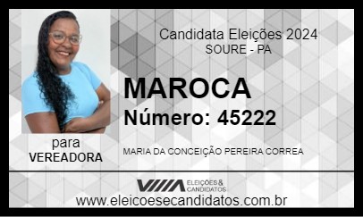 Candidato MAROCA 2024 - SOURE - Eleições