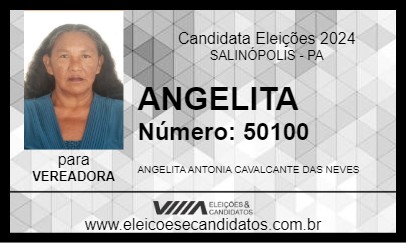 Candidato ANGELITA 2024 - SALINÓPOLIS - Eleições