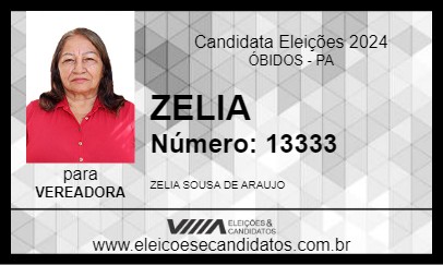 Candidato ZELIA 2024 - ÓBIDOS - Eleições