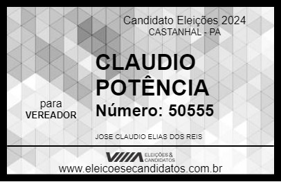 Candidato CLAUDIO POTÊNCIA 2024 - CASTANHAL - Eleições