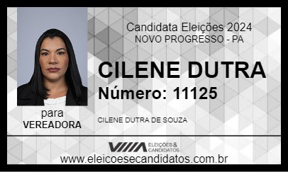 Candidato CILENE DUTRA 2024 - NOVO PROGRESSO - Eleições