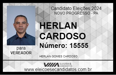 Candidato HERLAN CARDOSO 2024 - NOVO PROGRESSO - Eleições