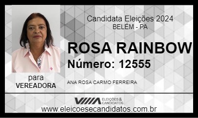 Candidato ROSA RAINBOW 2024 - BELÉM - Eleições