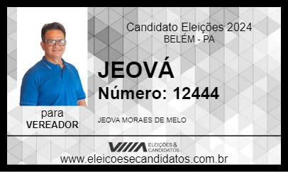 Candidato JEOVÁ 2024 - BELÉM - Eleições