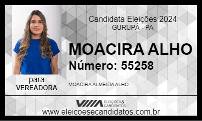 Candidato MOACIRA ALHO 2024 - GURUPÁ - Eleições