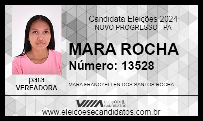 Candidato MARA ROCHA 2024 - NOVO PROGRESSO - Eleições