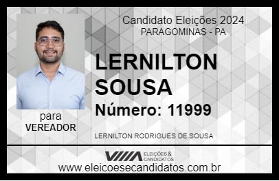 Candidato LERNILTON SOUSA 2024 - PARAGOMINAS - Eleições