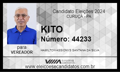 Candidato KITO 2024 - CURUÇÁ - Eleições