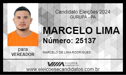 Candidato MARCELO LIMA 2024 - GURUPÁ - Eleições