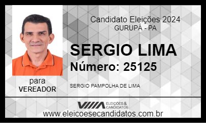 Candidato SERGIO LIMA 2024 - GURUPÁ - Eleições