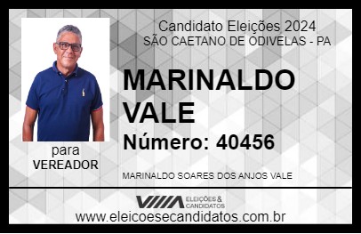 Candidato MARINALDO VALE 2024 - SÃO CAETANO DE ODIVELAS - Eleições