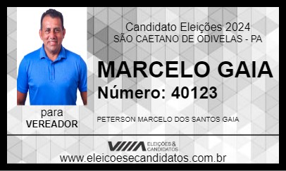 Candidato MARCELO GAIA 2024 - SÃO CAETANO DE ODIVELAS - Eleições