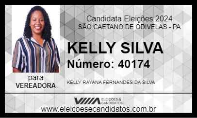 Candidato KELLY SILVA 2024 - SÃO CAETANO DE ODIVELAS - Eleições