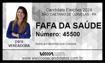 Candidato FAFA DA SAÚDE 2024 - SÃO CAETANO DE ODIVELAS - Eleições