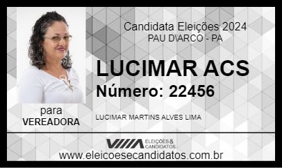 Candidato LUCIMAR ACS 2024 - PAU D\ARCO - Eleições