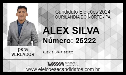 Candidato ALEX SILVA 2024 - OURILÂNDIA DO NORTE - Eleições