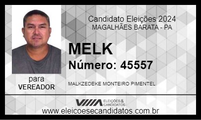 Candidato MELK 2024 - MAGALHÃES BARATA - Eleições