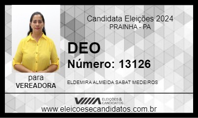 Candidato DEO 2024 - PRAINHA - Eleições