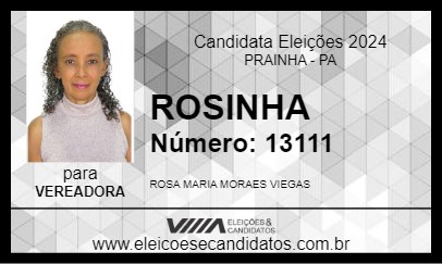 Candidato ROSINHA 2024 - PRAINHA - Eleições