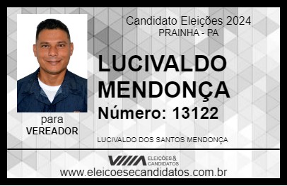 Candidato LUCIVALDO MENDONÇA 2024 - PRAINHA - Eleições