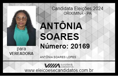 Candidato ANTÔNIA SOARES 2024 - ORIXIMINÁ - Eleições