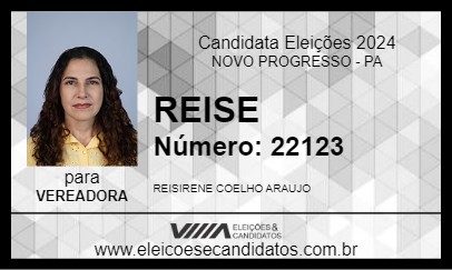 Candidato REISE 2024 - NOVO PROGRESSO - Eleições