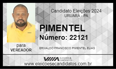 Candidato PIMENTEL 2024 - URUARÁ - Eleições