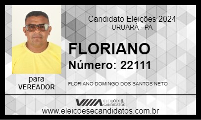 Candidato FLORIANO 2024 - URUARÁ - Eleições