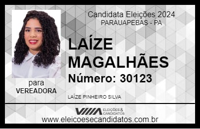 Candidato LAÍZE MAGALHÃES 2024 - PARAUAPEBAS - Eleições